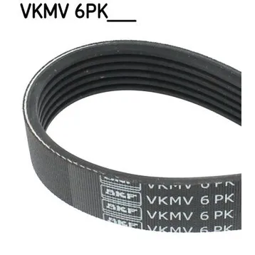 Ремень поликлиновый 6PK1870 SKF VKMV 6PK1870