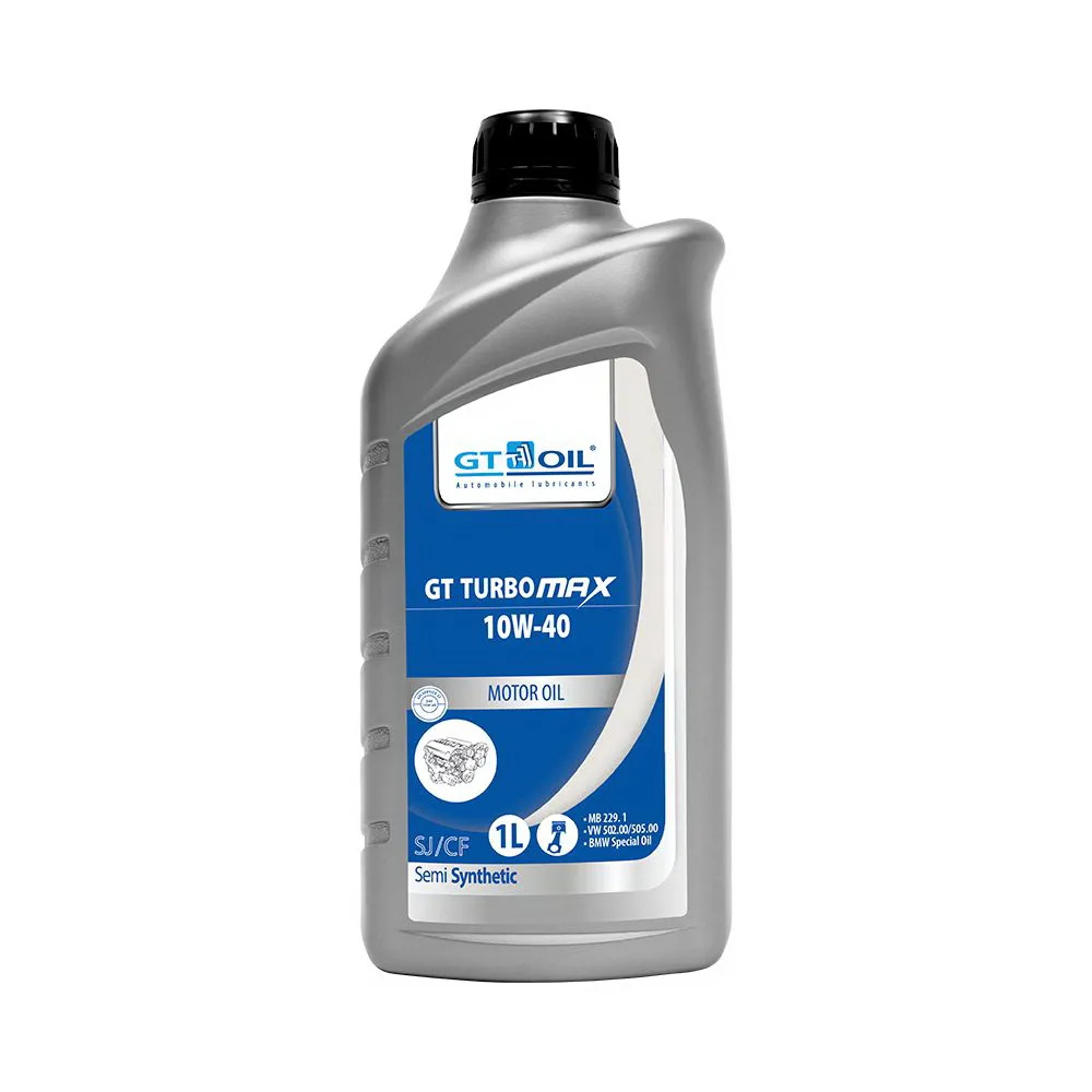 Масло моторное GT OIL GT Turbo Max 10W-40 полусинтетическое 1 л 8809059408629