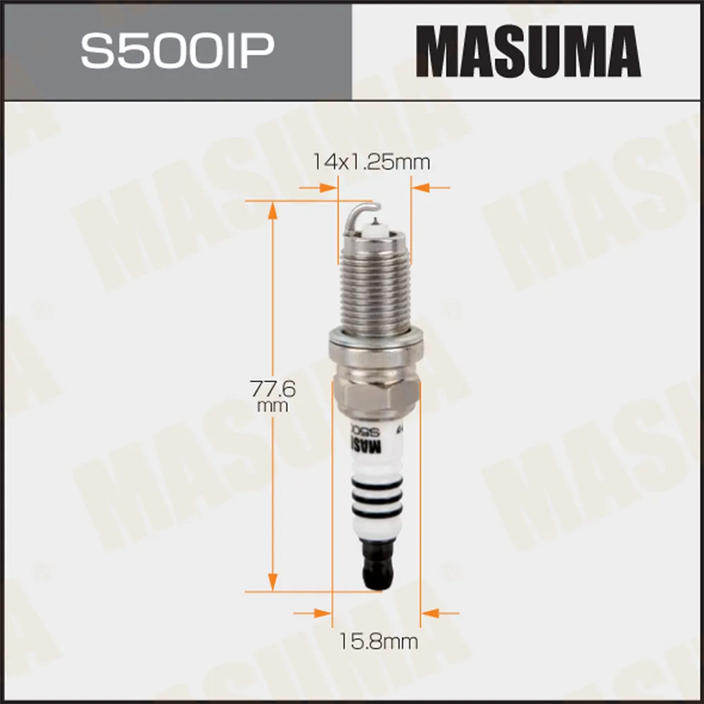 Свеча зажигания IRIDIUM+PLATINUM IRIDIUM+PLATINUM (IZFR6K11) MASUMA S500IP