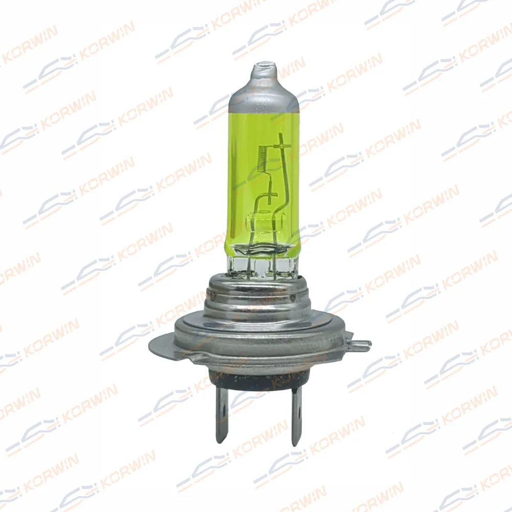 Лампа накаливания галогенная (H7 12V 55W PX26d YELLOW) KORWIN KWYN0009