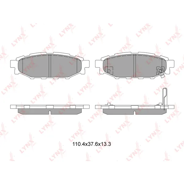 Колодки тормозные LYNXauto BD-7103