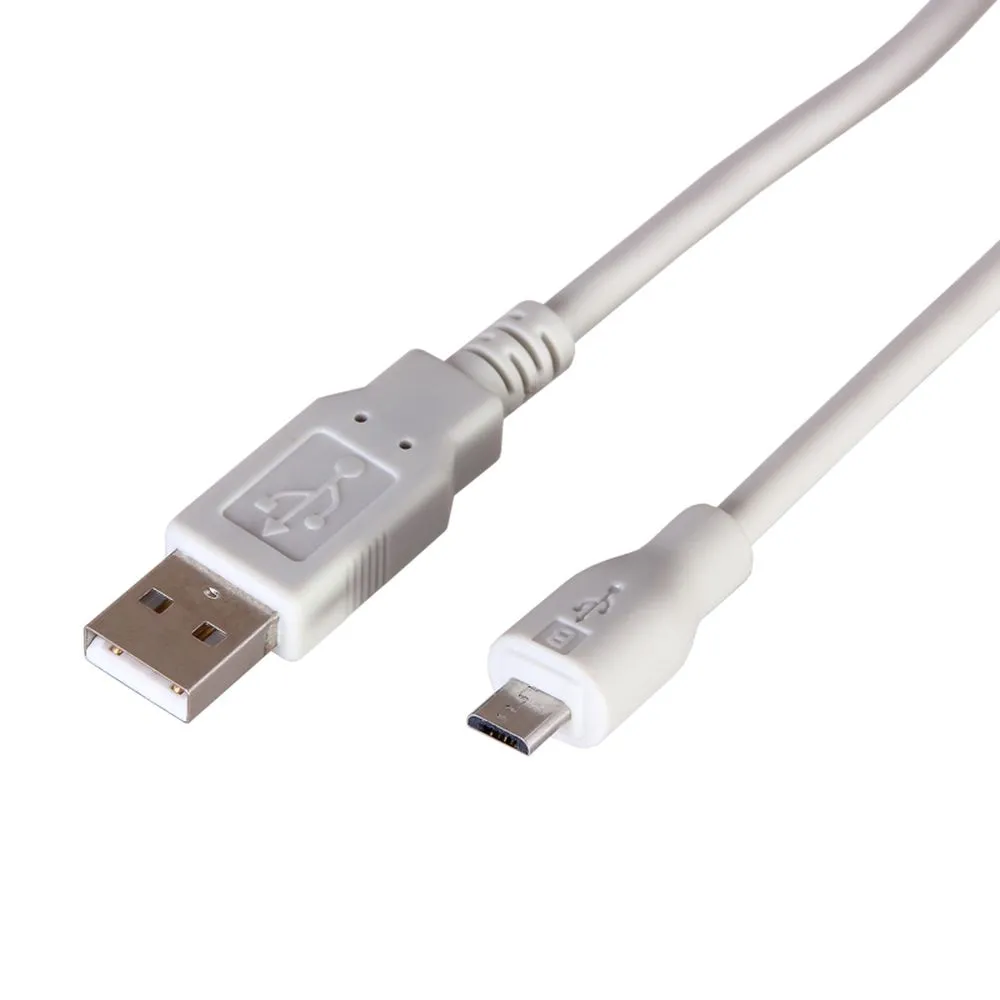 Кабель USB (шт. micro USB - шт. USB A) 3 метра, серый, , Max Вт REXANT 18-1166