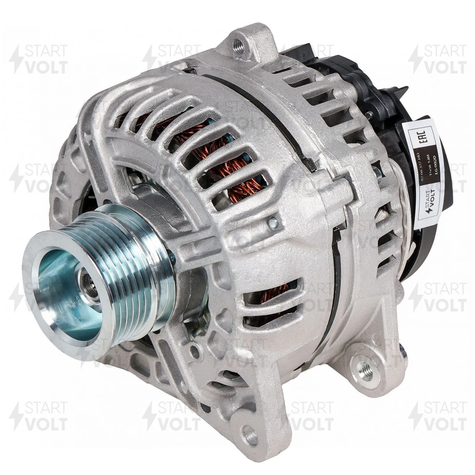Генератор для а/м Renault Logan (06-)/Duster (10-)/Sandero (07-) 1.6i 150A STARTVOLT LG 0920
