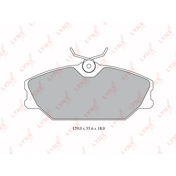 Колодки тормозные передние LYNXauto BD-6304