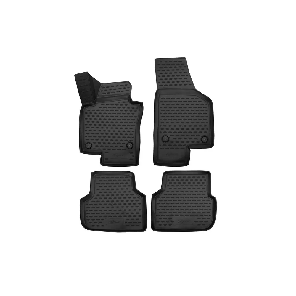 Коврики 3D в салон VW Jetta, 2011-2015, 2015-> 4 шт. (ПУ, повышенная износостойкость) FORMAT FORMAT.3D.51.35.210kh