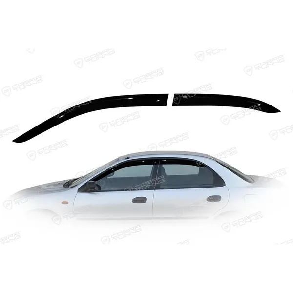 Дефлектора на окна Mazda 323 (BA) Sd 1994-1998 деф.окон Cobra Tuning M22294