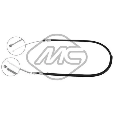 Трос ручника REN TRAFIC ALL 2/4-2/5 DS C/ABS SX-RH Metalcaucho 83088
