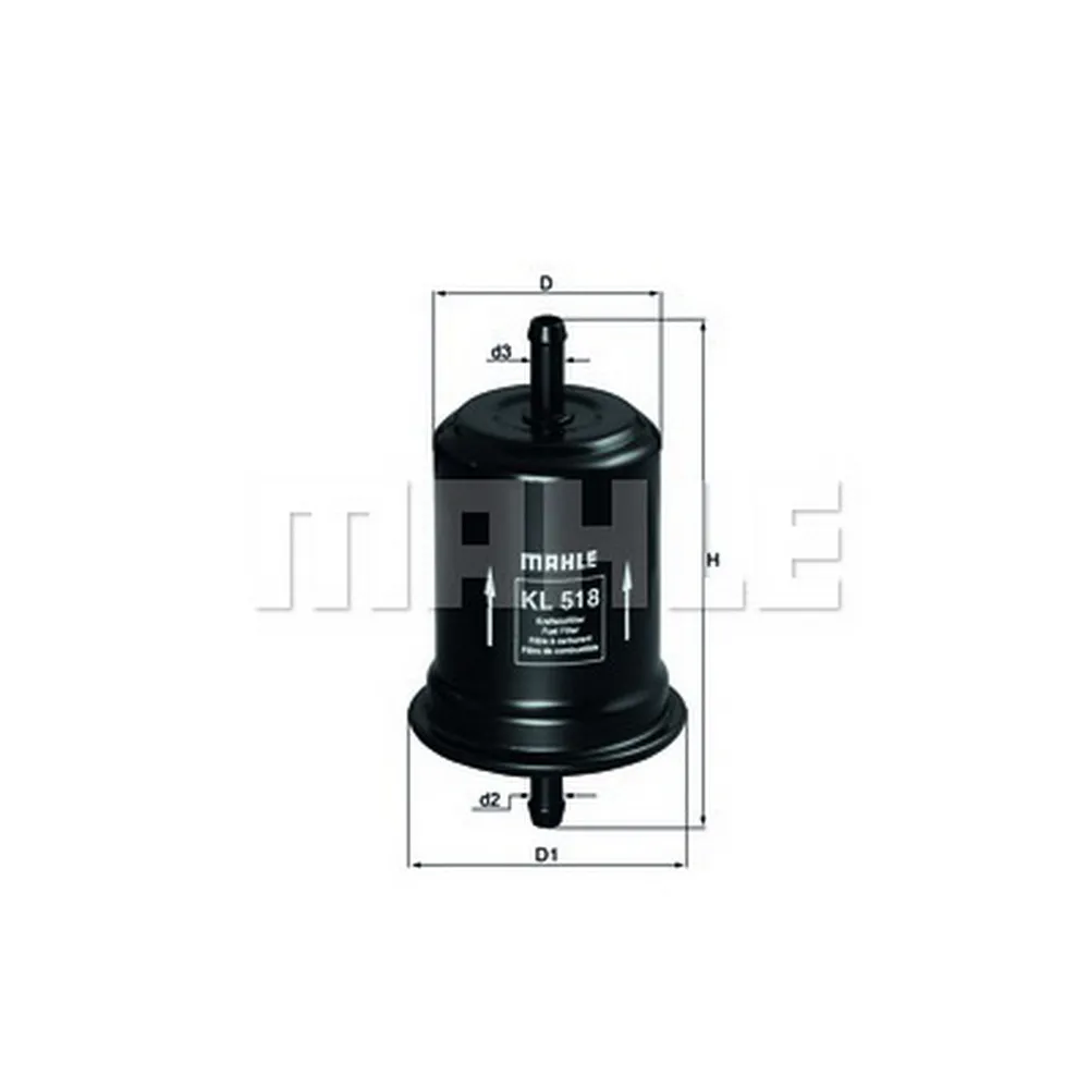 Фильтр топливный DAIHATSU TERIOS KNECHT/MAHLE KL518