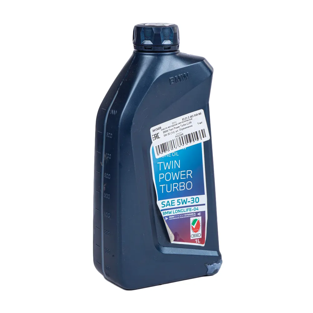 Масло моторное BMW Twinpower Turbo Oil Longlife-04 5W-30 синтетическое 1 л УЦЕНКА! 83 21 2 465 849-N0
