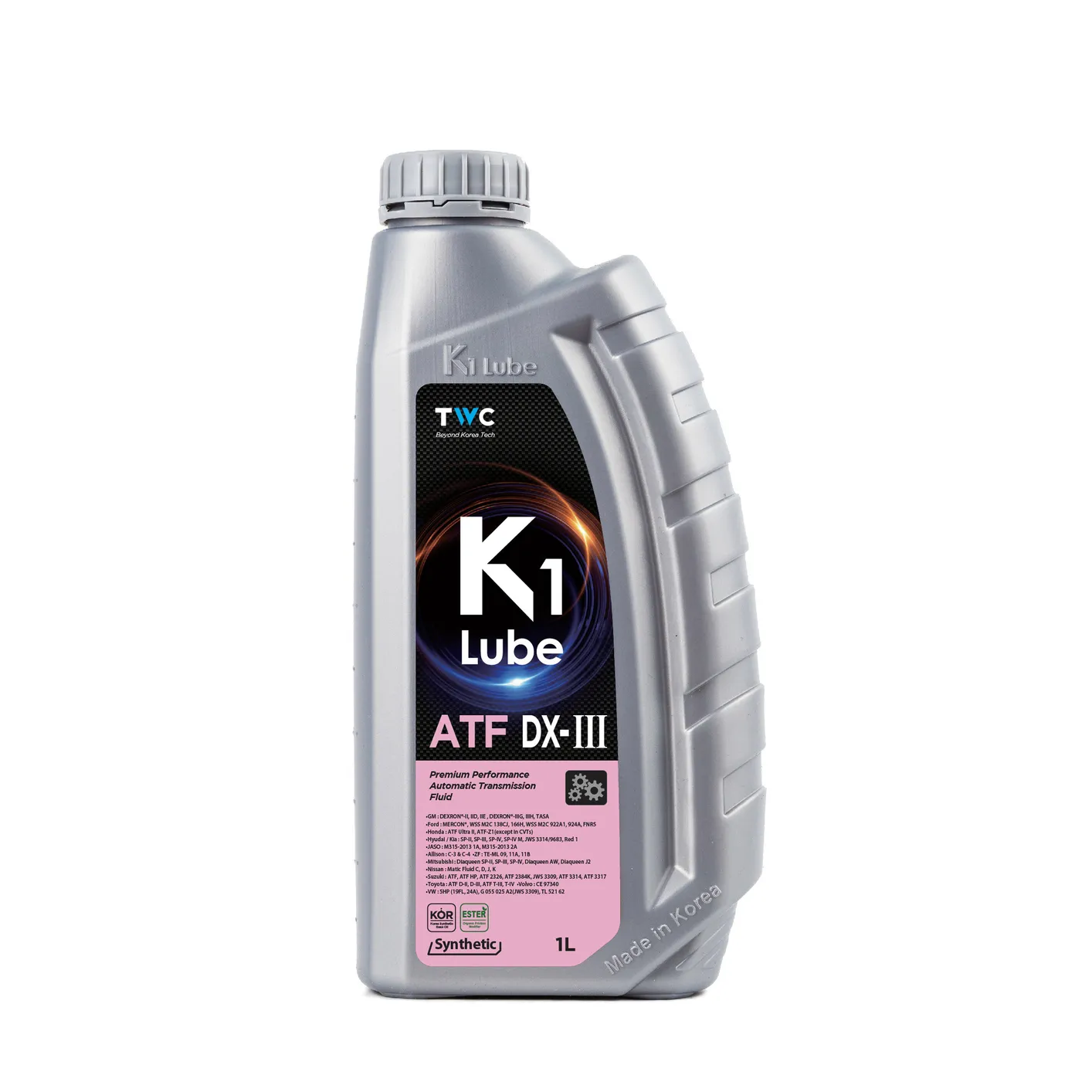 Масло трансмиссионное K1 Lube ATF DX-III 1L K1 LUBE K9052AL1W1