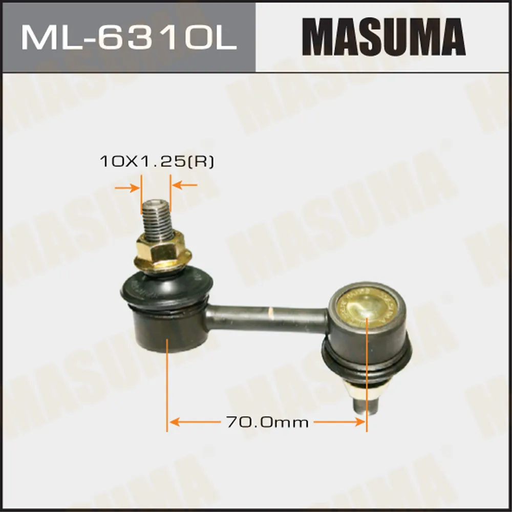 Тяга стабилизатора пер.подв. L MASUMA ML6310L