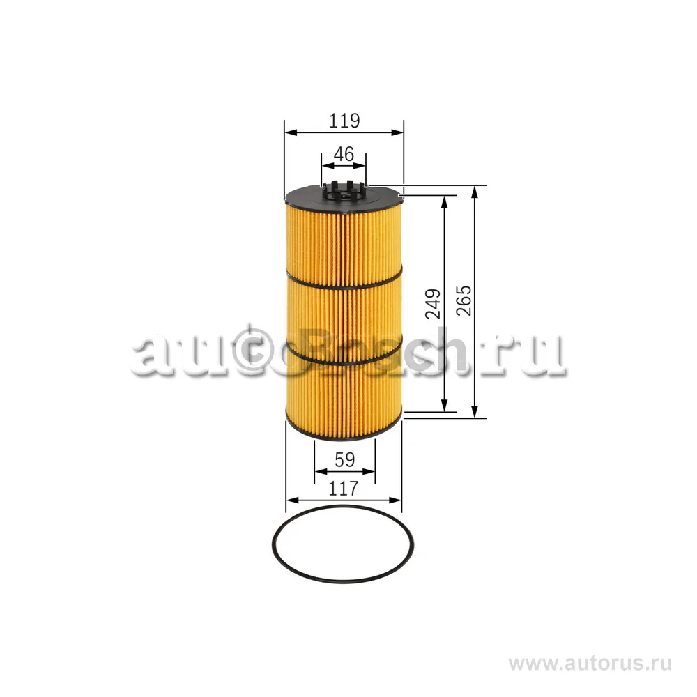 Фильтр масляный MB Actros MP4 (OM471/473LA) BOSCH F026407192