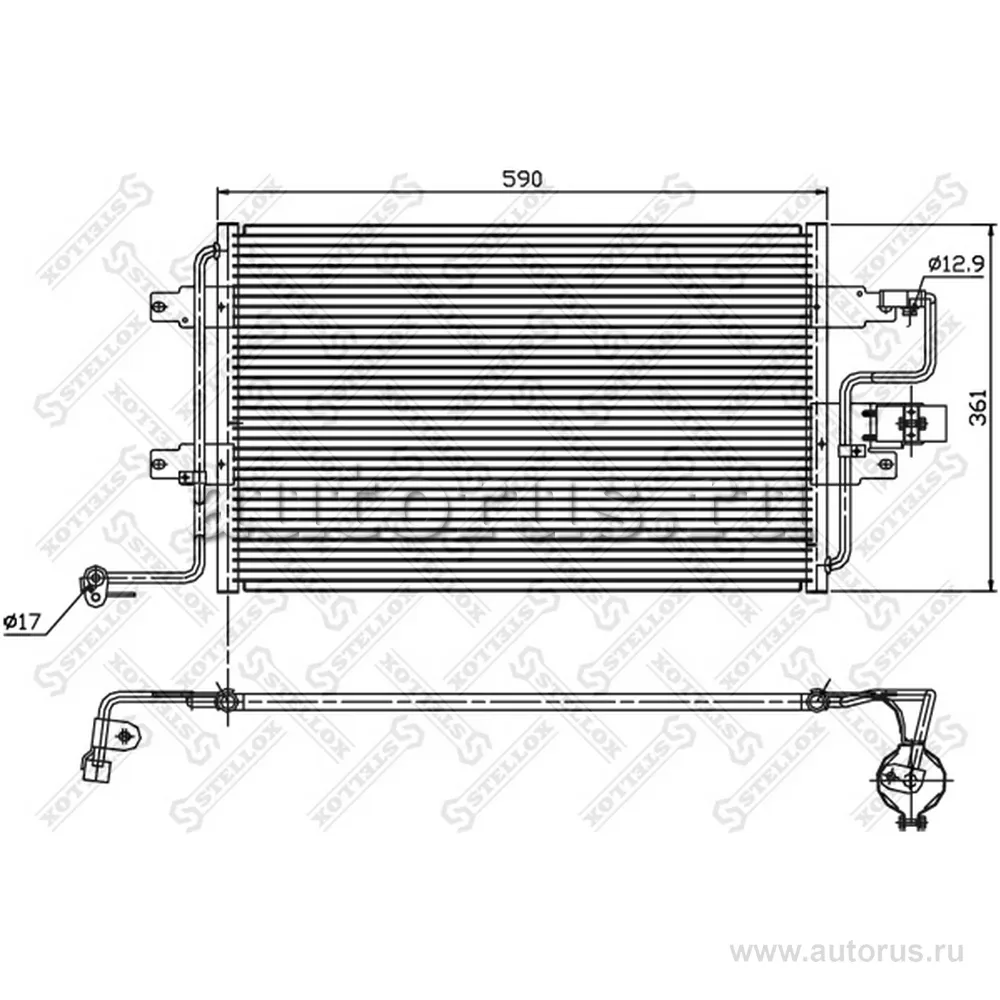Радиат  STELLOX 10-45011-SX
