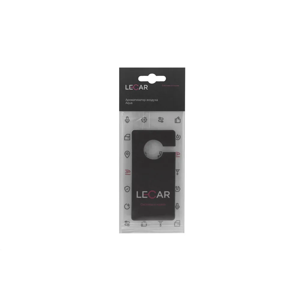 Ароматизатор воздуха подвесной  Aqua (крючок, картонная основа) LECAR LECAR000052412