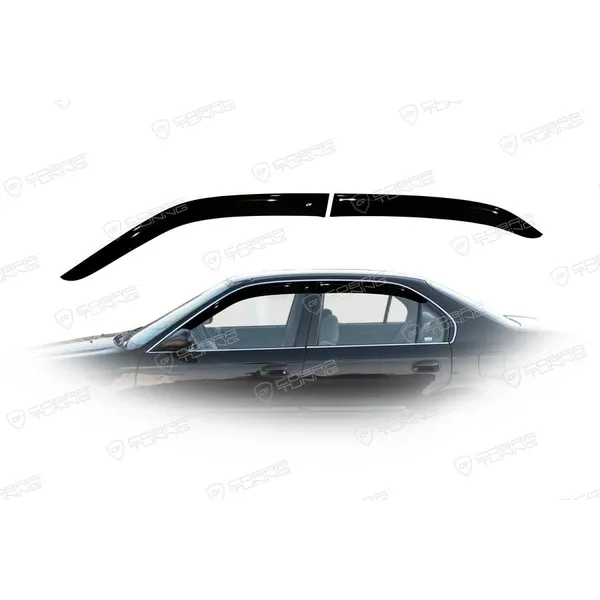 Дефлектор окон Honda Civic VI Sd 1995-2001 Cobra tuning H11895