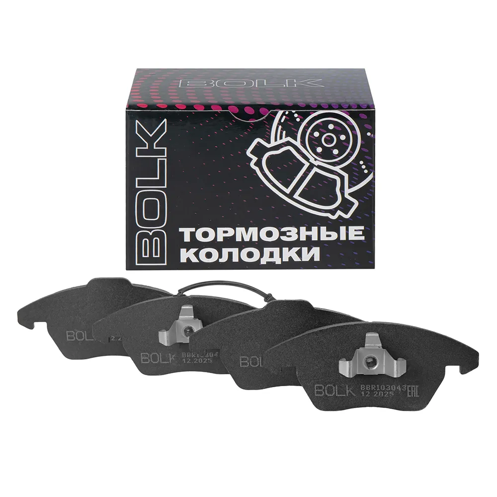 Колодки передние AD VW SEAT SKODA PA 03->06 BOLK BBR103043