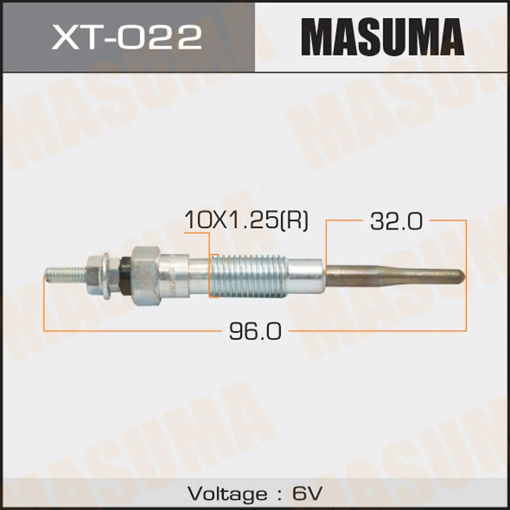 Свеча накаливания TOYOTA CROWN MASUMA XT-022