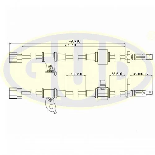 ДАТЧИК ABS ЗАДН HONDA ACCORD VII ПРАВ G.U.D GABS02560