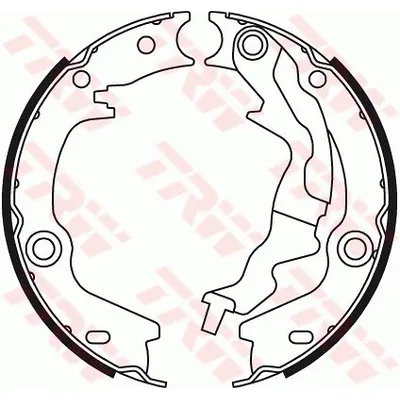 Колодки барабан. ручника Hyundai Accent, KIA Rio 1.4/1.6/1.5D 05>