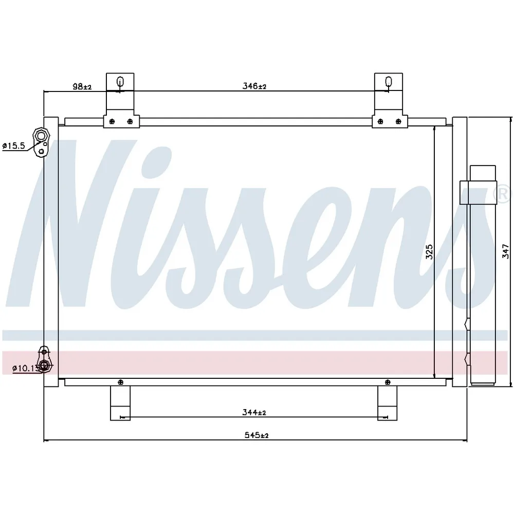 Радиатор кондиционера NISSENS 940057