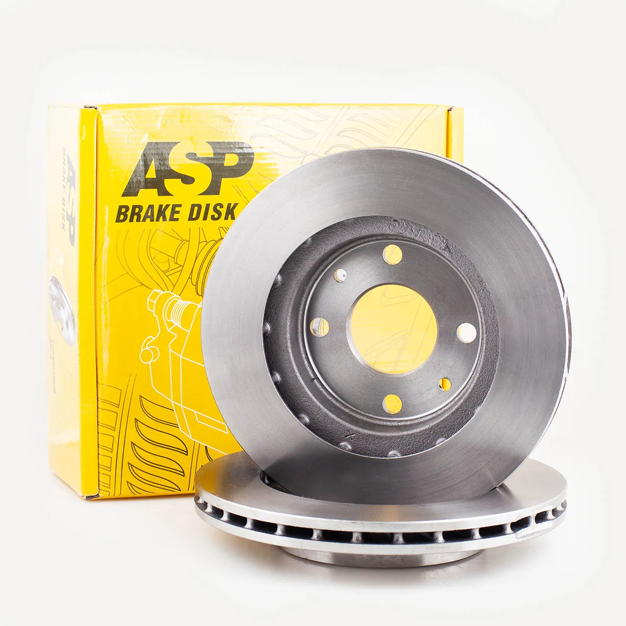 Диск тормозной передний ВАЗ 2110-2112 LADA 110 /VENT R13 ASP 260207