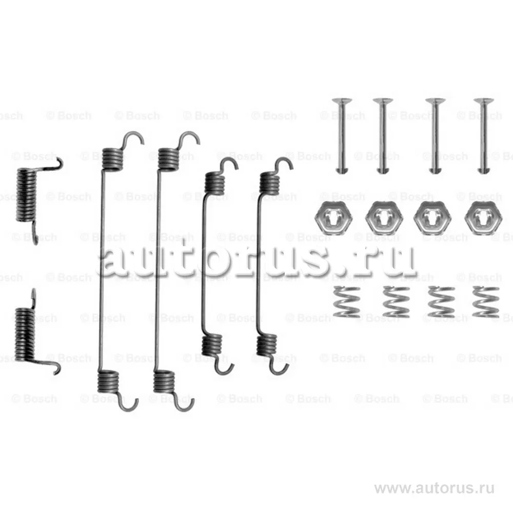Ремкомплект NISSAN Primera (P10) колодок тормозных задних BOSCH 1987475125