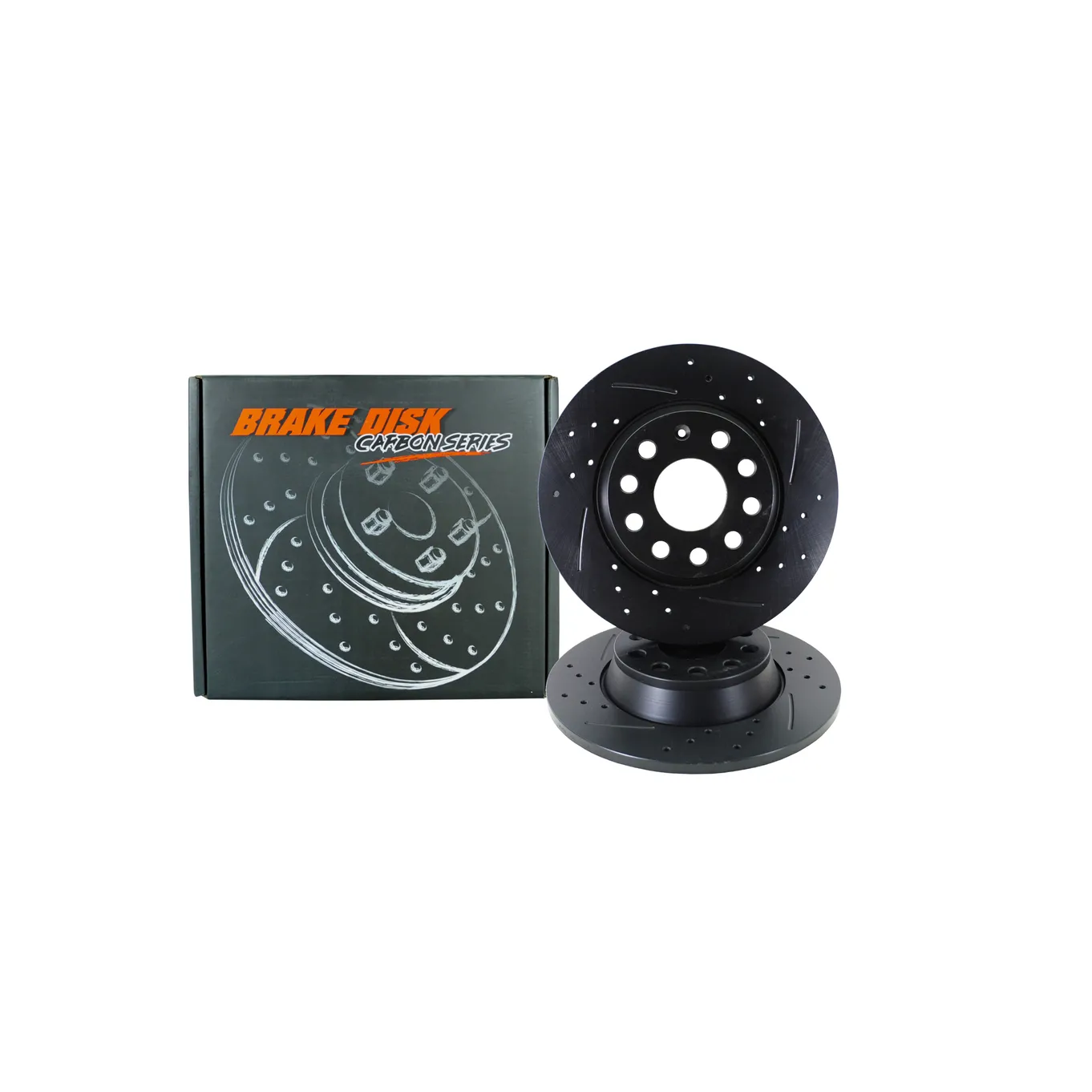 Диск тормозной задний 1 шт 5Q0615601G CARBON SERIES AMD AMDBD499