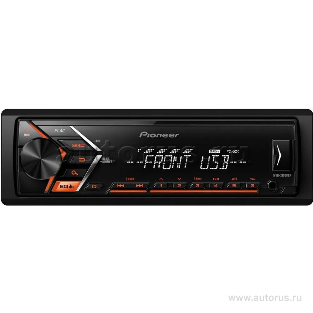 Автомагнитола PIONEER MVH-S100UBA, 4x50вт,USB/MP3/AUX
