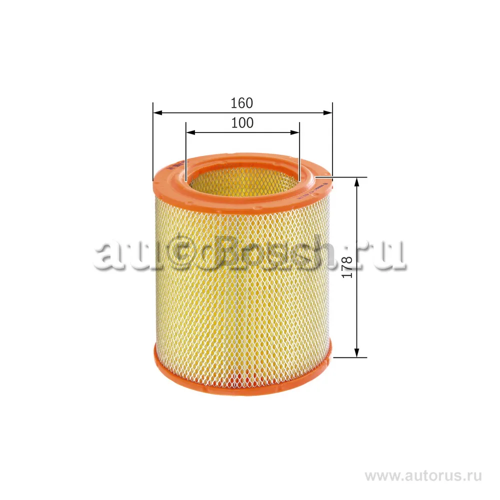 Фильтр воздушный ALFA ROMEO AR 6 фургон 85-89 CITROEN C25 81-94, C25 автобус 81-94, JUMPER 94-02, JU BOSCH 1457432138