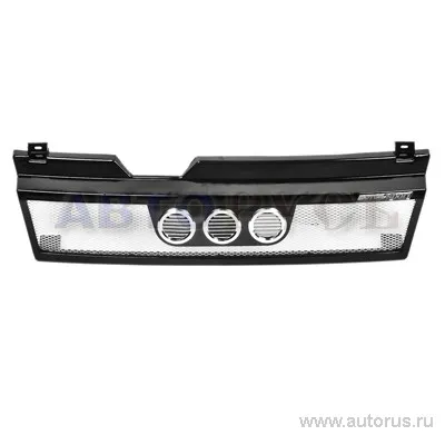 Решетка радиатора ВАЗ 2109 сетка, хром кольцо в центре, лак