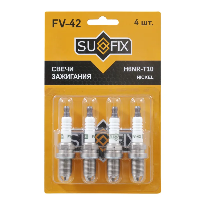 Свеча зажигания H6NR-T10 SUFIX FV-42