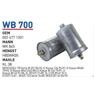 Фильтр топливный WUNDER FILTER WB700