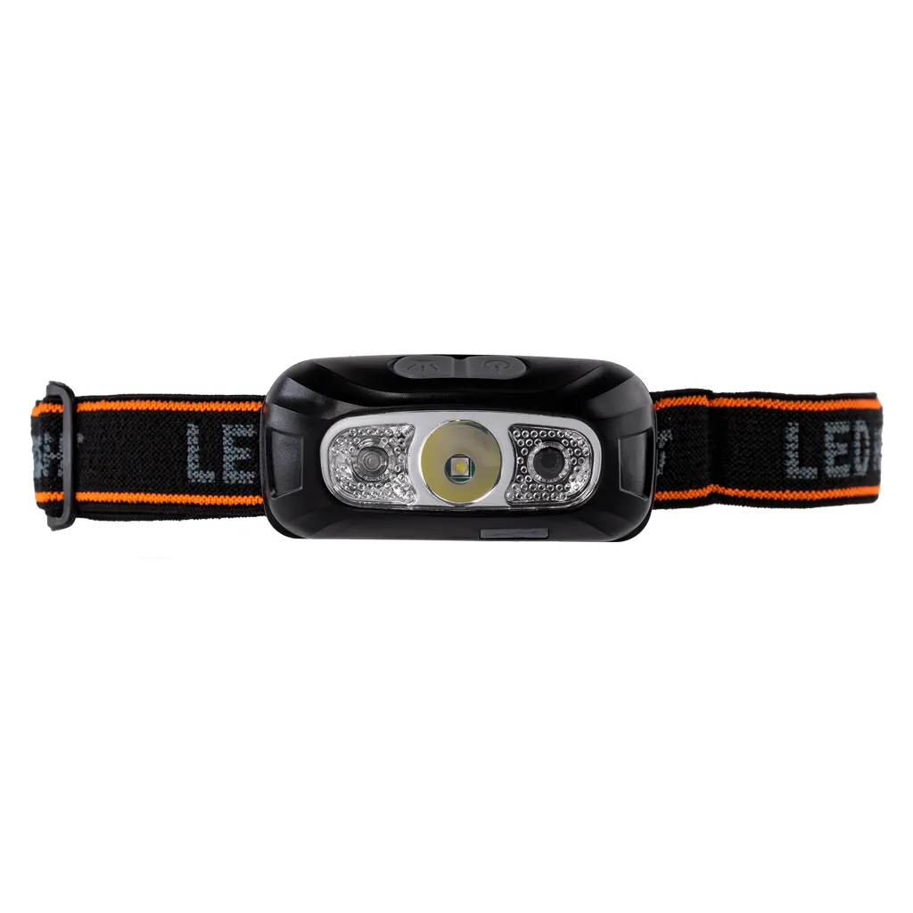 Фонарь налобный COB+LED, сенсор, налобный ремень, Type C, ABS, Smartbuy SMARTBUY SBF-HL049