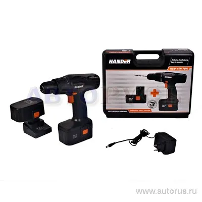 Дрель аккумуляторная 14В 93727727 HANDER HCD-14N-7DK