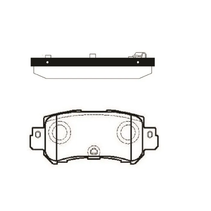 Колодки задние MAZDA CX-5 CTR GK1355