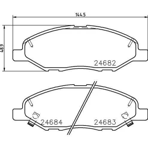 Колодки передние NISSAN Micra K12/Note/Tiida/Cube II NISSHINBO NP2012