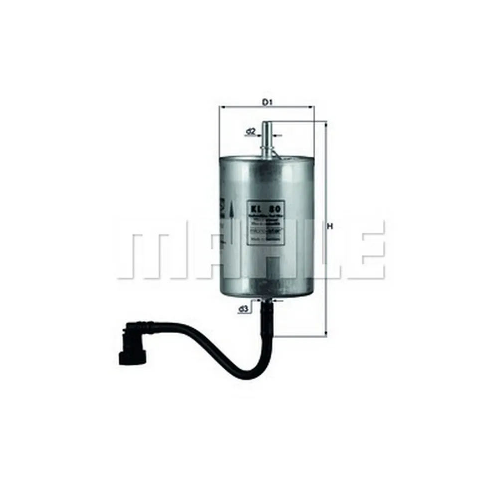 Фильтр топливный KNECHT/MAHLE KL80