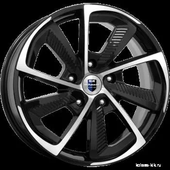 Диск литой R18 8J 5x120/65.1 ET50 КИК C.T.G. Алмаз черный 65264