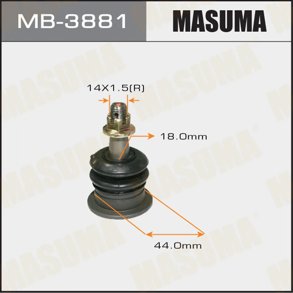 Шаровая опора TOYOTA HILUX 04- MASUMA MB-3881