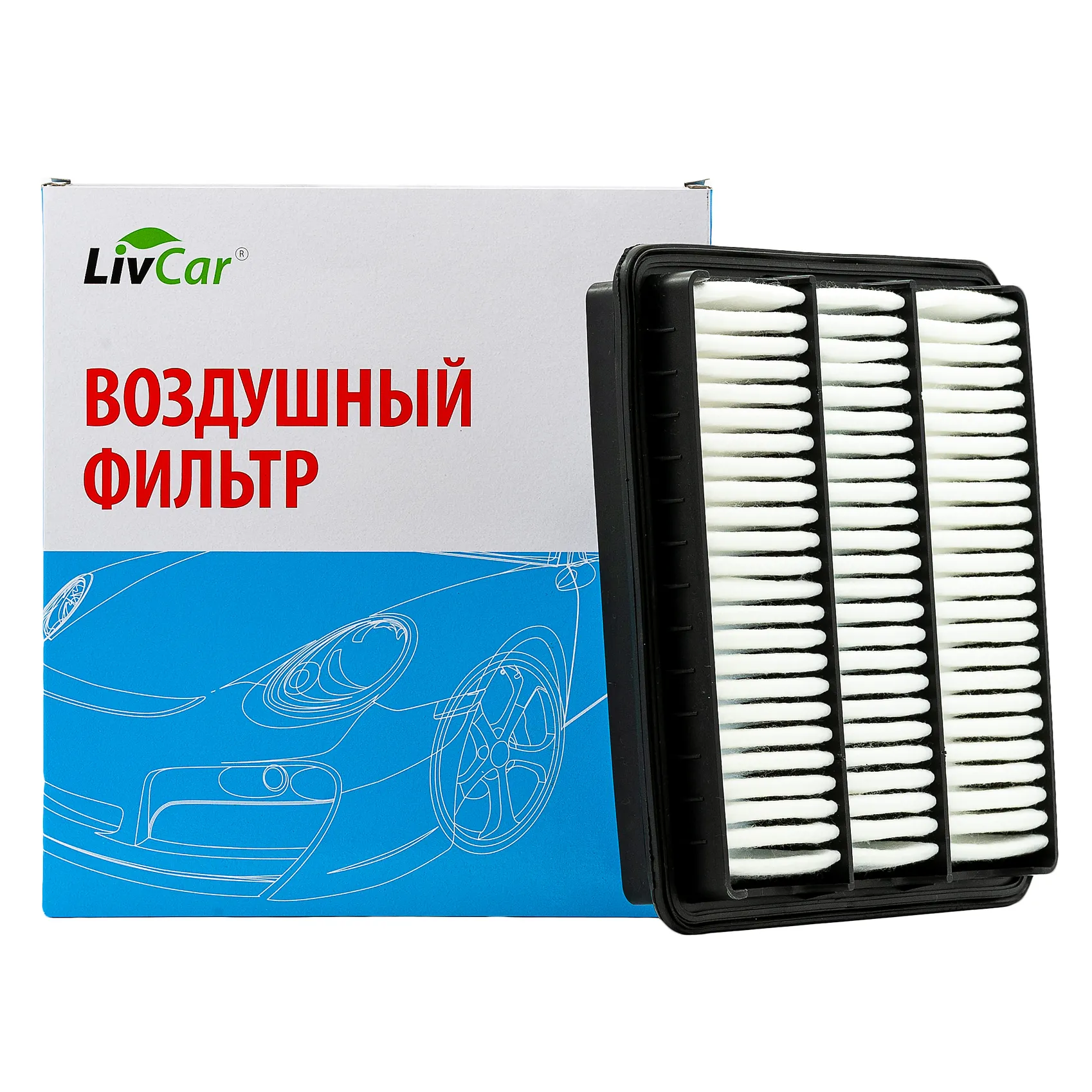 Фильтр воздушный LivCar OEM 2032007600 GEELY ATLAS LIVCAR LCQ0017A