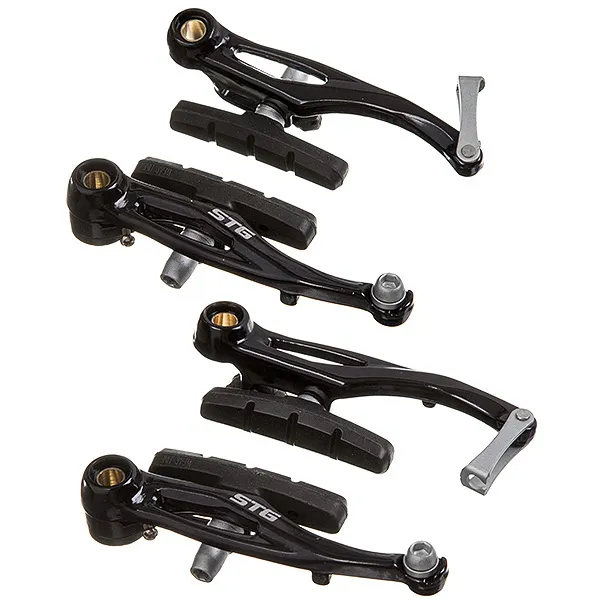 Тормоз v-brake STG 605A6-BK ( компл.перед/зад) упаковка коробка STG Х90059