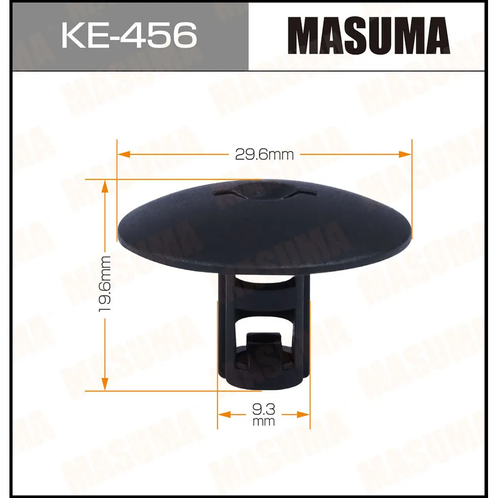 Клипса крепежная MASUMA KE456