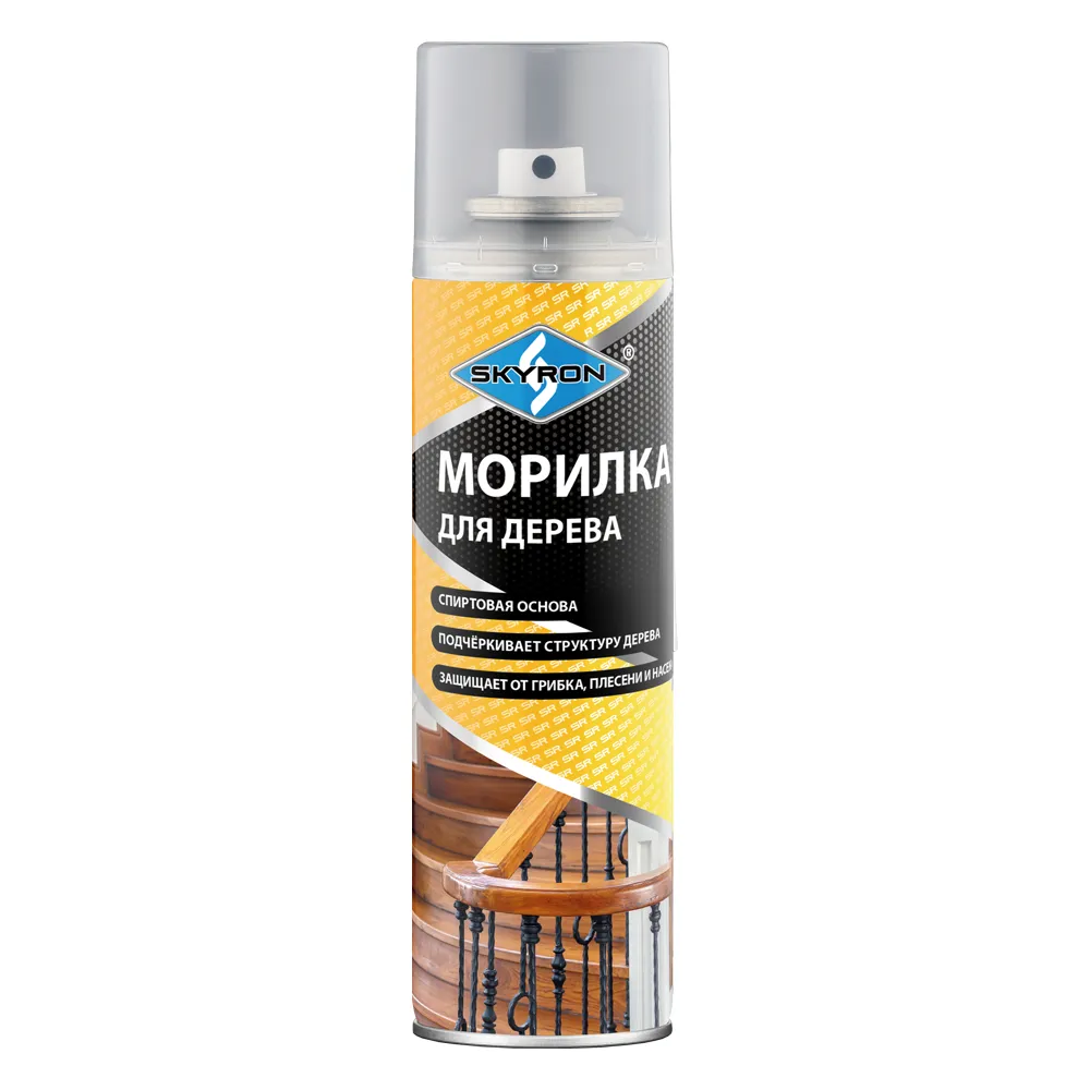 Морилка для дерева дуб морёный 335 мл SKYRON SR-25009