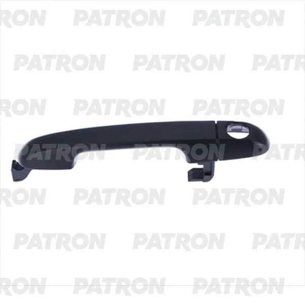 Ручка двери наружн передн (прав=лев) Hyundai i20 07-14 (черн) PATRON P200181L