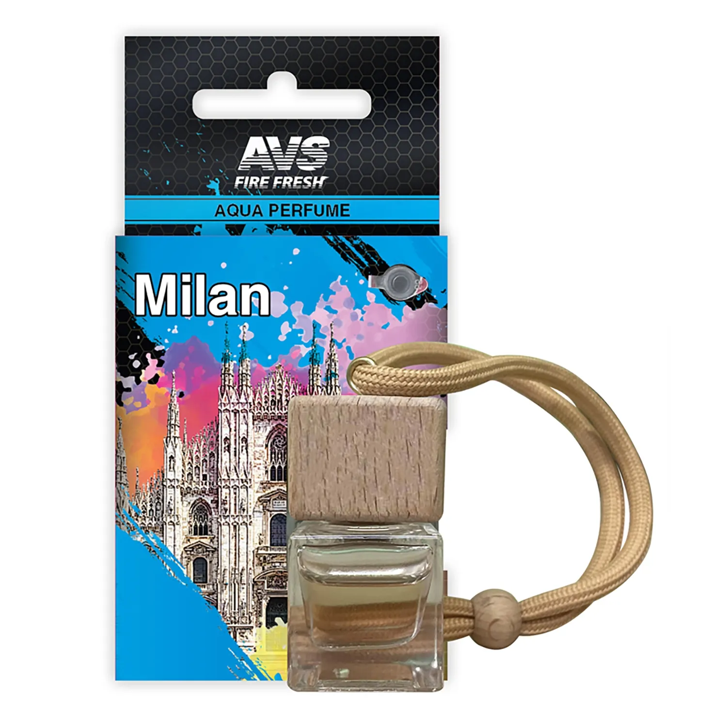 Ароматизатор AVS AQP-03 AQUA PERFUME (аром. Pour homme/Для мужчин) (жидкостный) Italy/Milan, шт AVS A40481S