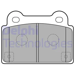 Тормозные колодки зад Lancer Evox0108 RR DELPHI LP2177