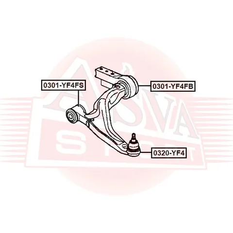 Опора шаровая ASVA 0320YF4