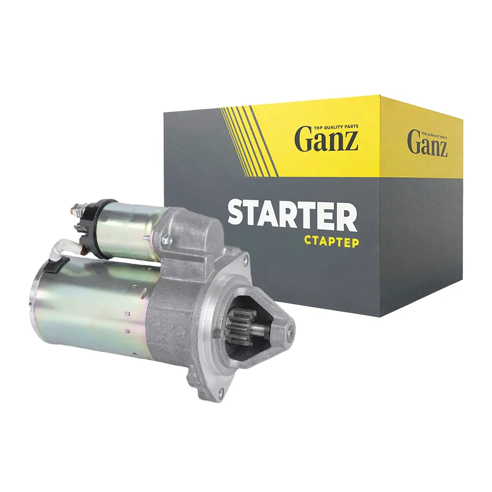 Стартер н/о (12V/1,55KW/11 зубьев) для ВАЗ 2101-07, 2121, 2123 GANZ GRP14008