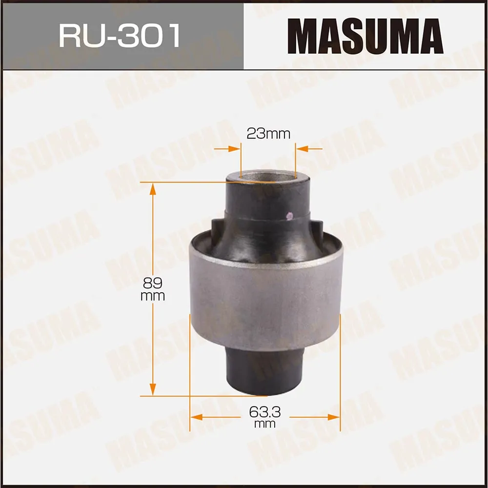 Сайлентблок рычага зад. mazda mpv lw 99 MASUMA RU-301