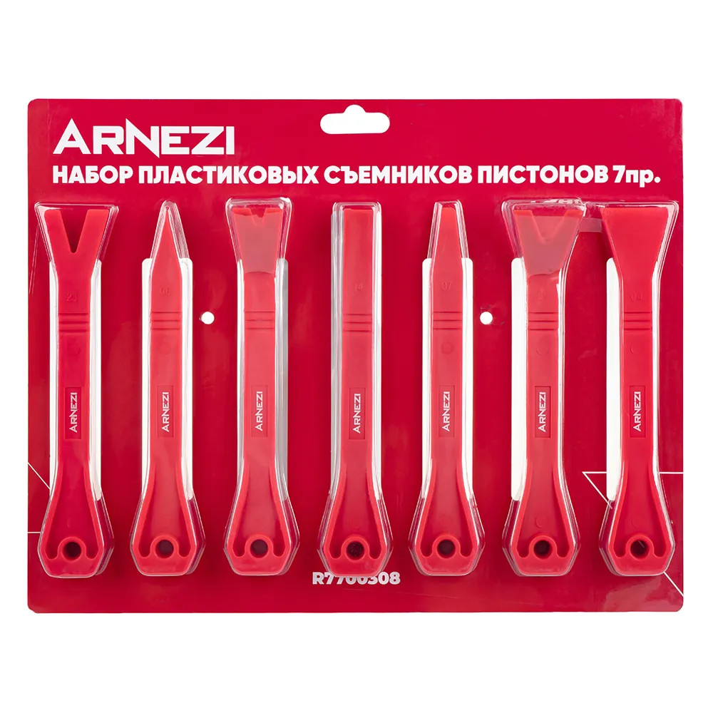 Набор пластиковых съемников для пистонов, 7пр. ARNEZI R7700308